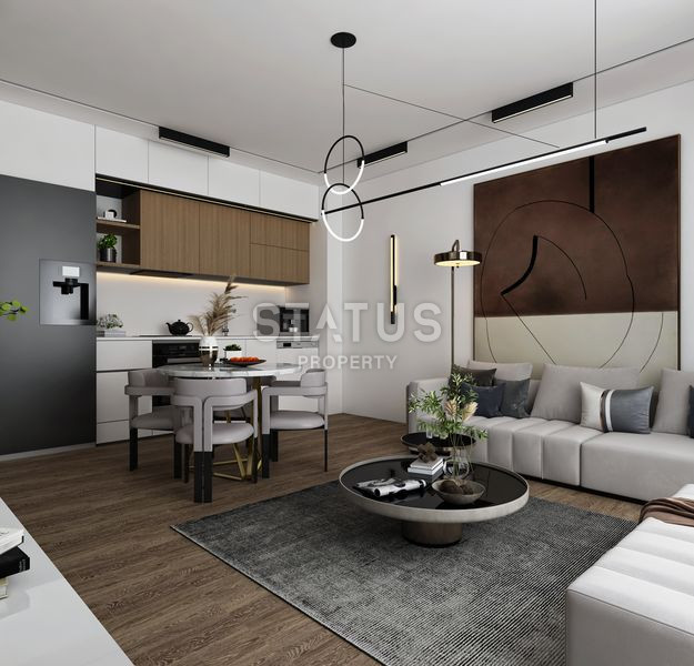 New luxury residential complex in installments in Antalya. Altyntash area, 77-120m2 фото 13