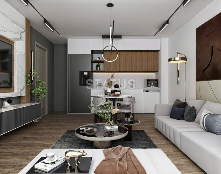 New luxury residential complex in installments in Antalya. Altyntash area, 77-120m2 фото 15