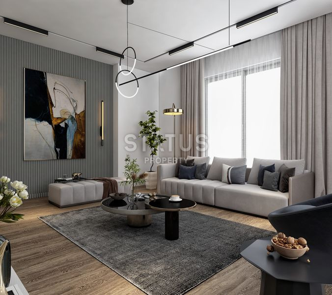 New luxury residential complex in installments in Antalya. Altyntash area, 77-120m2 фото 18