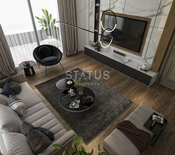 New luxury residential complex in installments in Antalya. Altyntash area, 77-120m2 фото 20