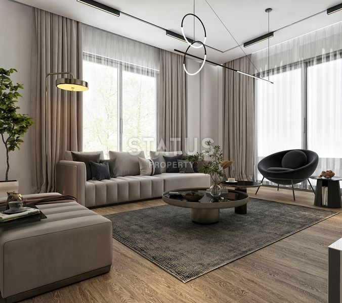 New luxury residential complex in installments in Antalya. Altyntash area, 77-120m2 фото 21