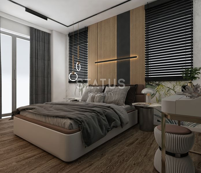 New luxury residential complex in installments in Antalya. Altyntash area, 77-120m2 фото 24