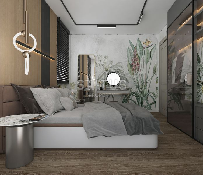 New luxury residential complex in installments in Antalya. Altyntash area, 77-120m2 фото 25