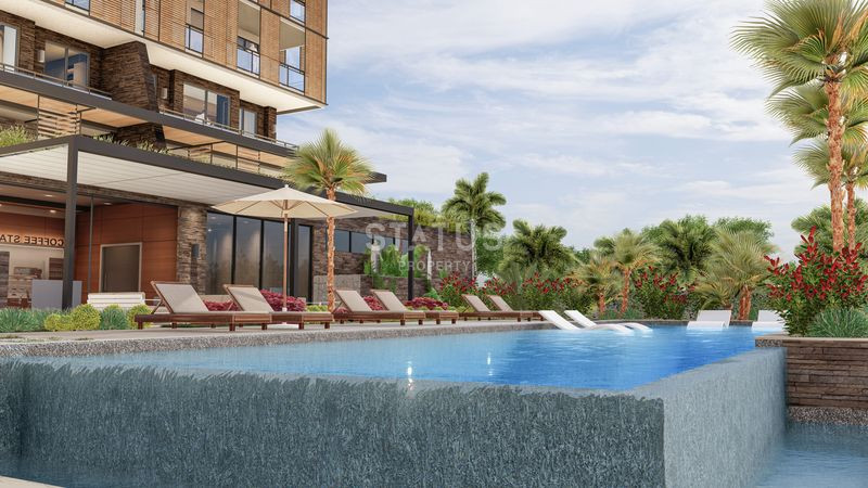 Новый проект с большими планировками в районе Джикджилли от ведущего застройщика, 94-186 м2 фото 5