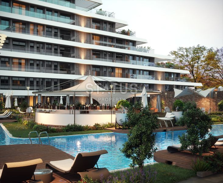 Квартиры у моря проект с карандаша в Анталии, роен Алтынташ.62-139м2 фото 6