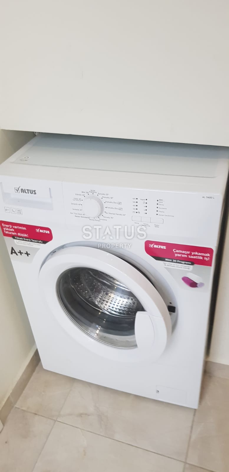 Квартира у пляжа Клеопатры планировки 1+1 с мебелью 65 кв.м. фото 6