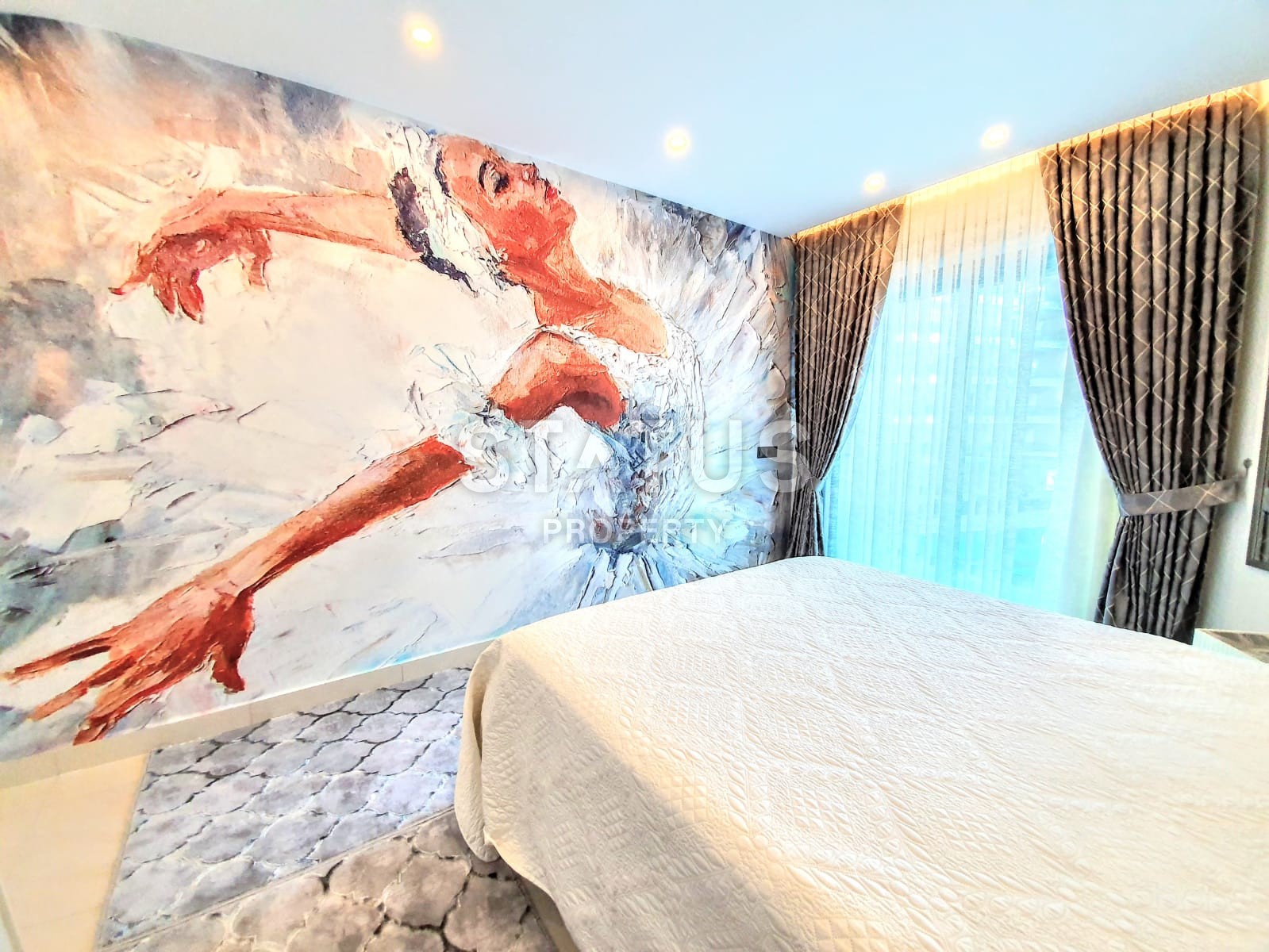 Luxurious one-bedroom apartment in Kargicak, 65 m2 фото 5