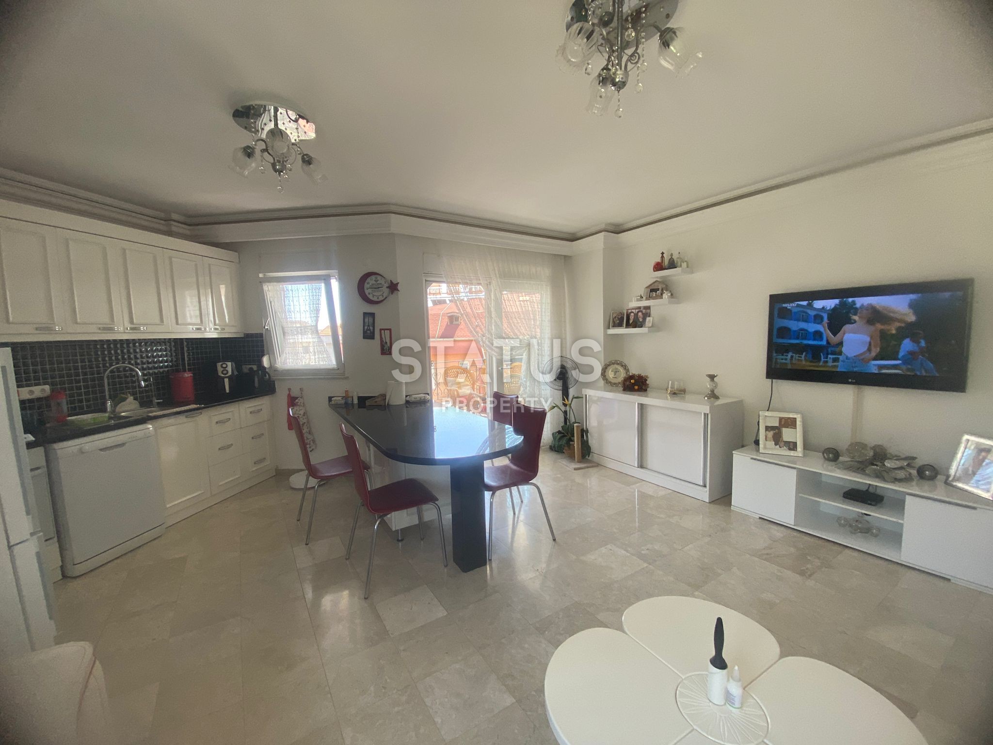 Квартира в открытом районе мебелированная 2+1 в районе Джикджилли.90м2 фото 38