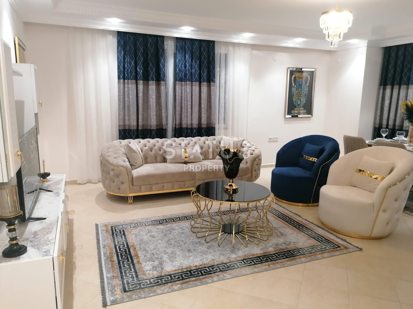 Меблированная трёхкомнатная квартира у моря в районе Махмутлар, 118м2 фото 6