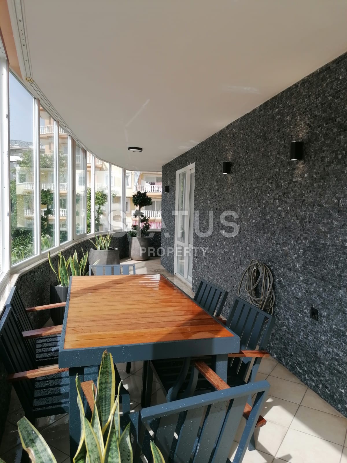 Меблированная трёхкомнатная квартира у моря в районе Махмутлар, 118м2 фото 12