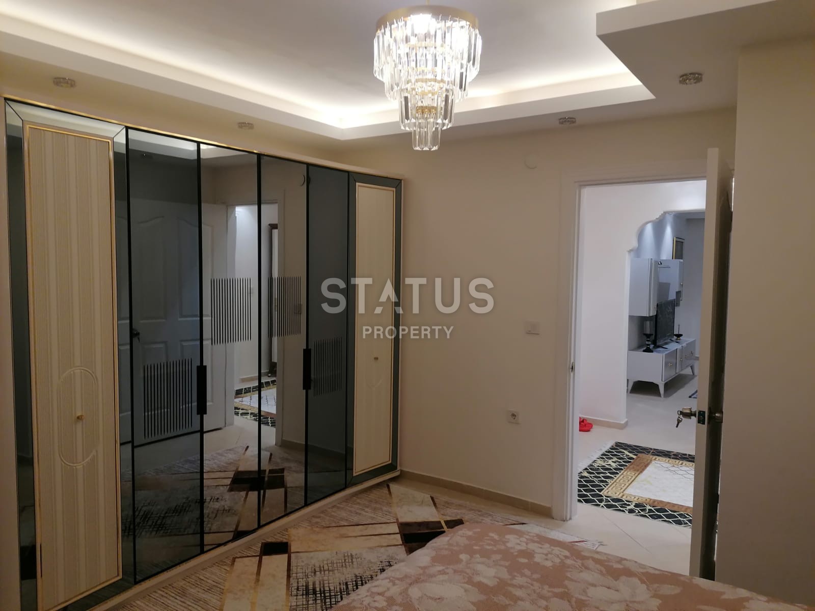 Меблированная трёхкомнатная квартира у моря в районе Махмутлар, 118м2 фото 20