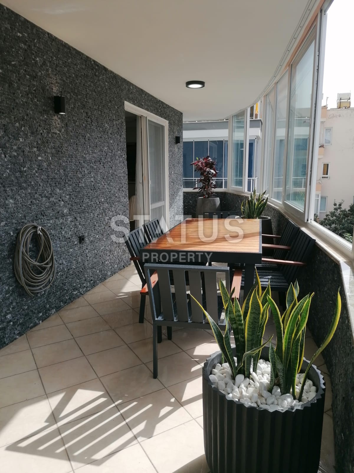 Меблированная трёхкомнатная квартира у моря в районе Махмутлар, 118м2 фото 22