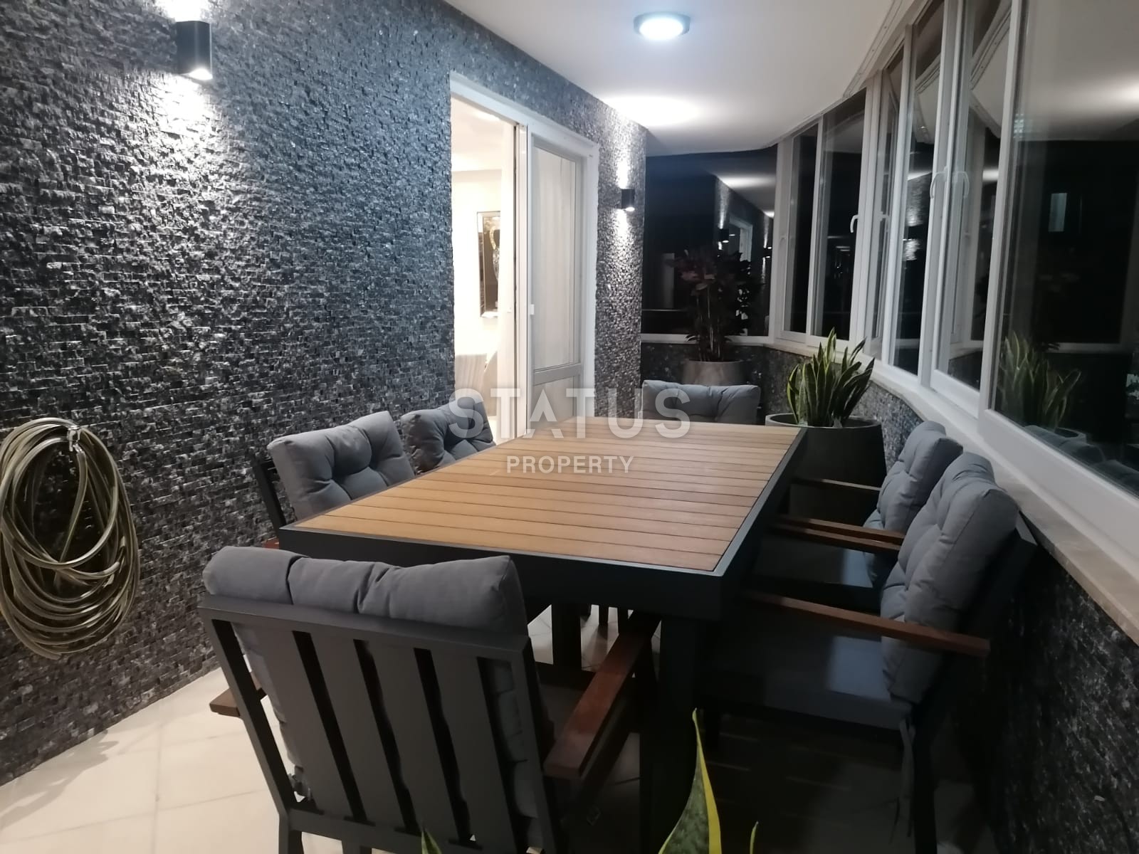 Меблированная трёхкомнатная квартира у моря в районе Махмутлар, 118м2 фото 24