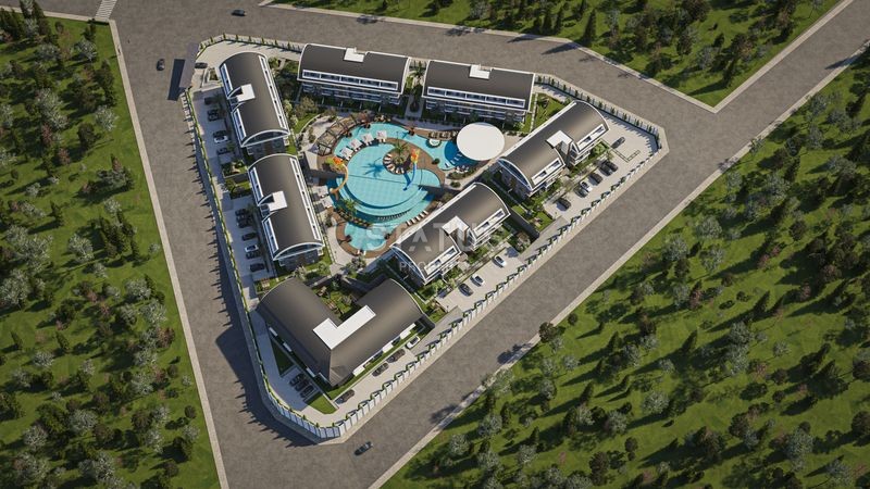 Новый роскошный жилой комплекс в рассрочку район Тюрклер,56-107м2 фото 1