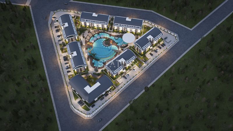 Новый роскошный жилой комплекс в рассрочку район Тюрклер,56-107м2 фото 10