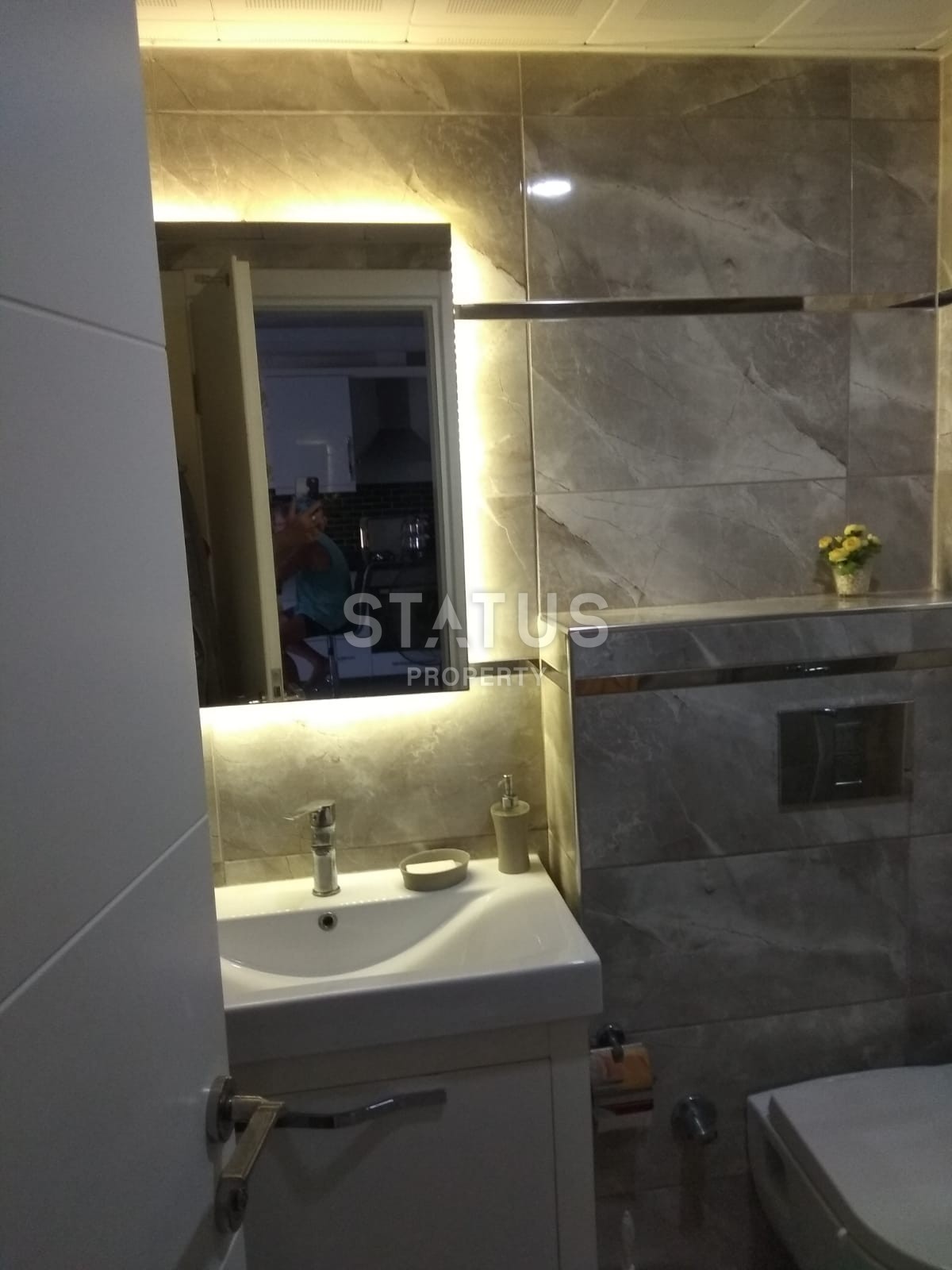 Уютная двухкомнатная квартира с мебелью в Махмутларе, 60 м2 фото 12