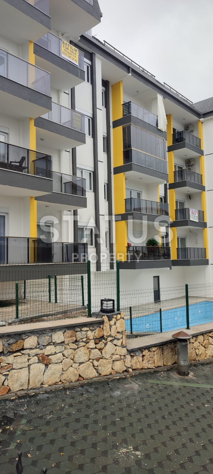 Двухкомнатная квартира с мебелью в новом комплексе в районе Авсалар.58м2 фото 17