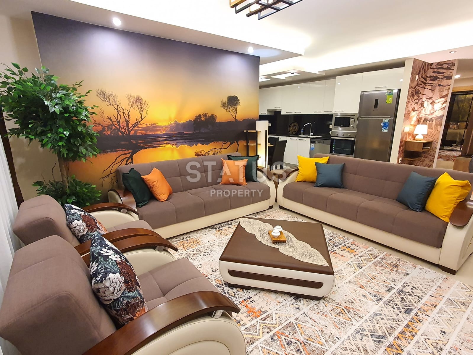 Стильная квартира в комплексе премиум класса с видом на море и крепость,120м2 фото 6