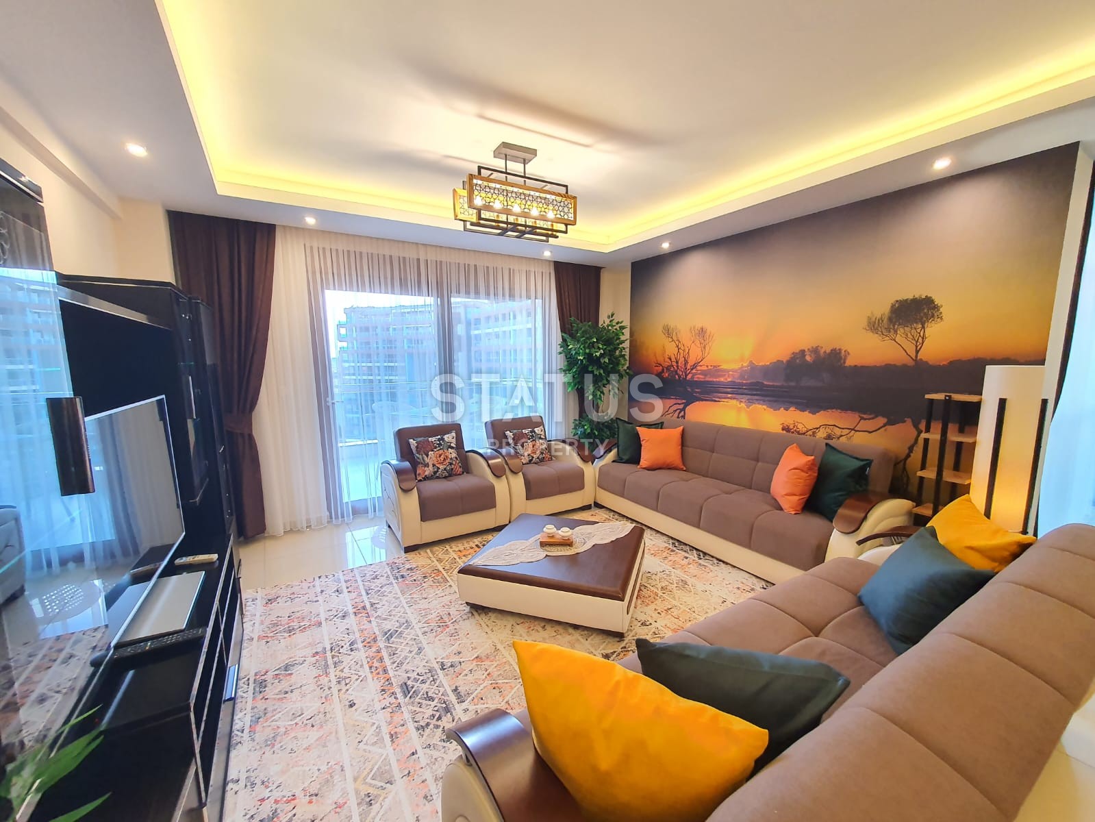 Стильная квартира в комплексе премиум класса с видом на море и крепость,120м2 фото 7