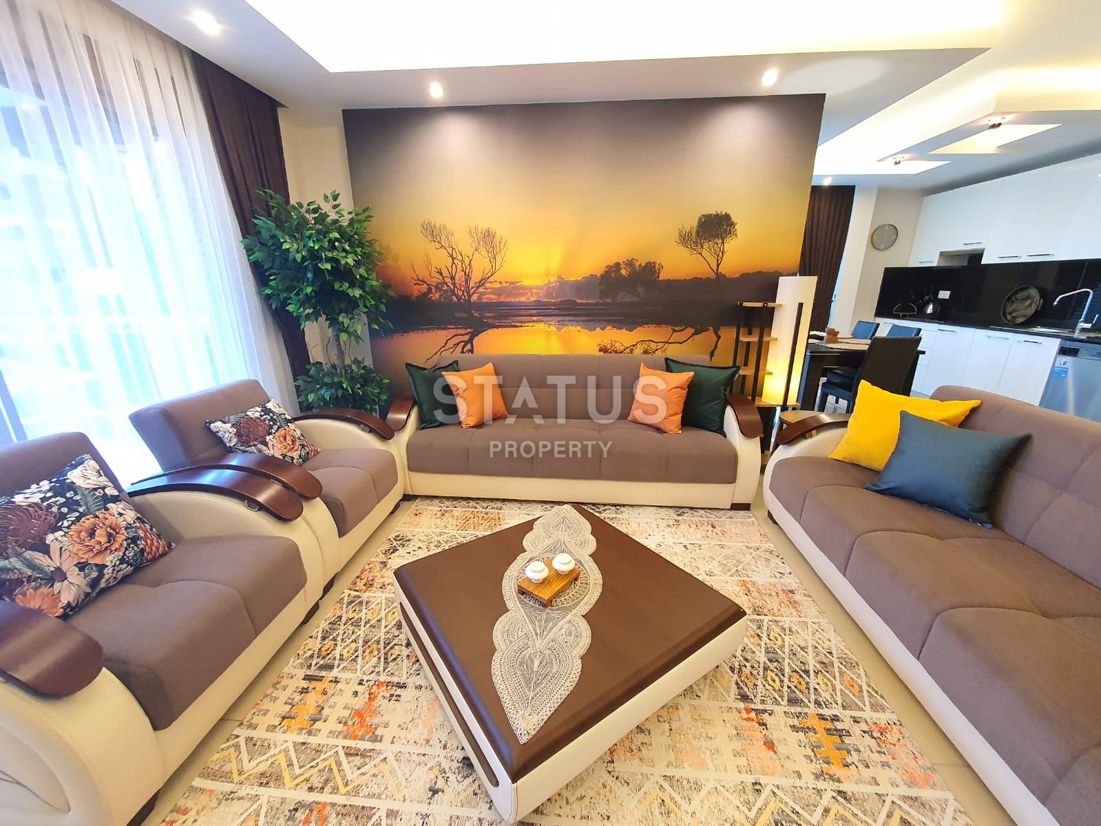 Стильная квартира в комплексе премиум класса с видом на море и крепость,120м2 фото 10