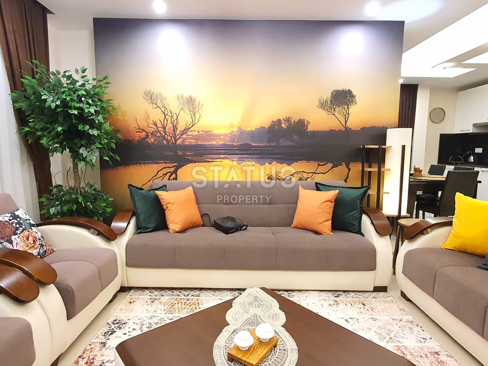 Стильная квартира в комплексе премиум класса с видом на море и крепость,120м2 фото 16