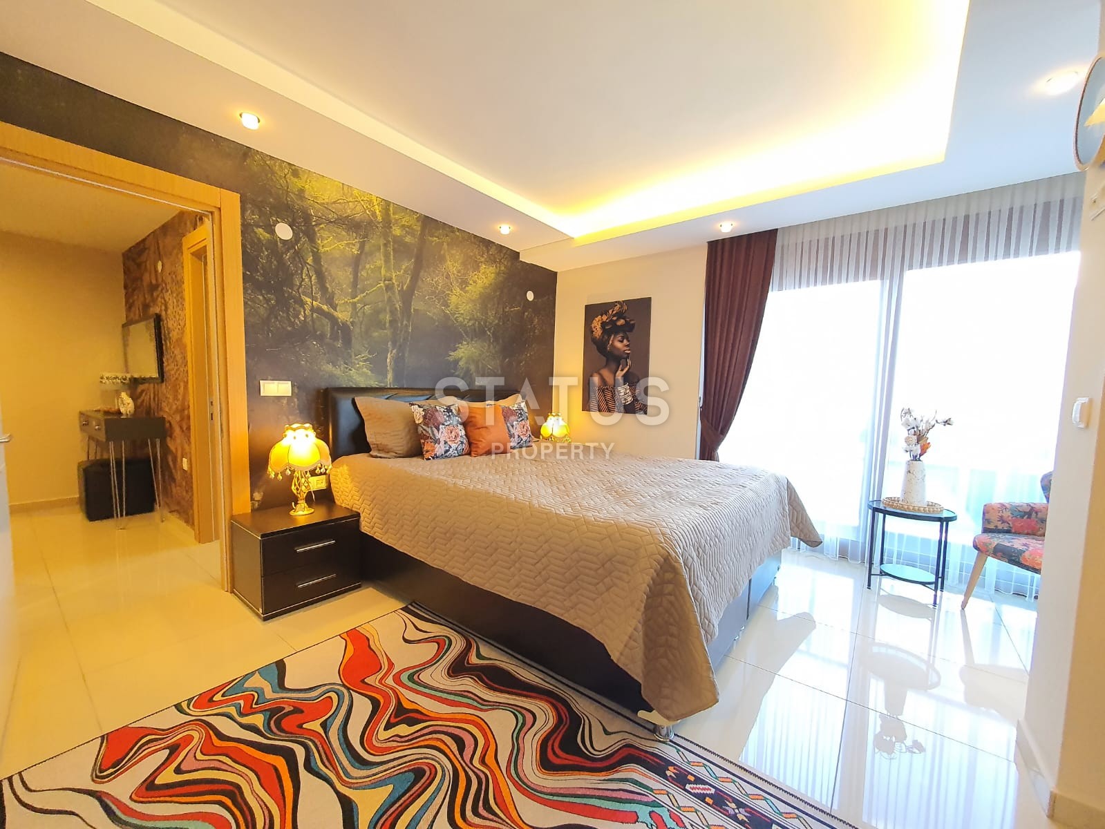 Стильная квартира в комплексе премиум класса с видом на море и крепость,120м2 фото 18