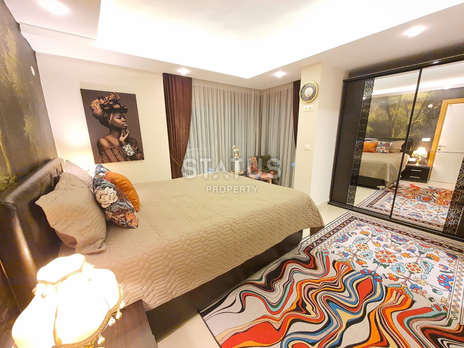 Стильная квартира в комплексе премиум класса с видом на море и крепость,120м2 фото 28