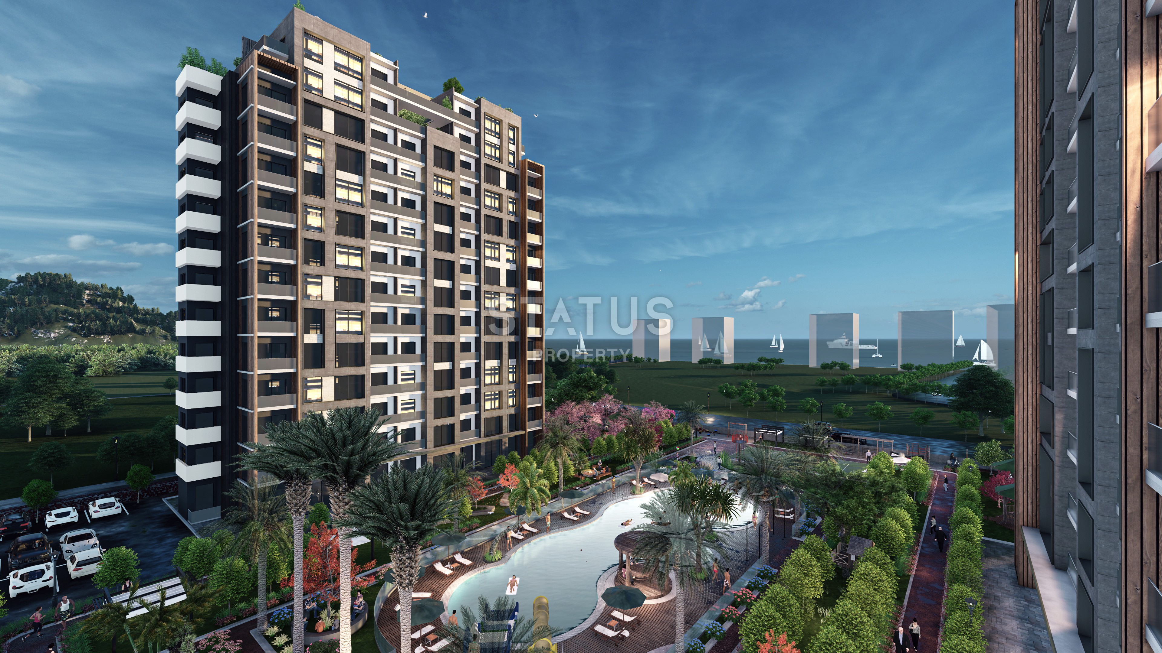 Новая двухкомнатная квартира в городе Мерсин вблизи моря, 62м2 фото 11