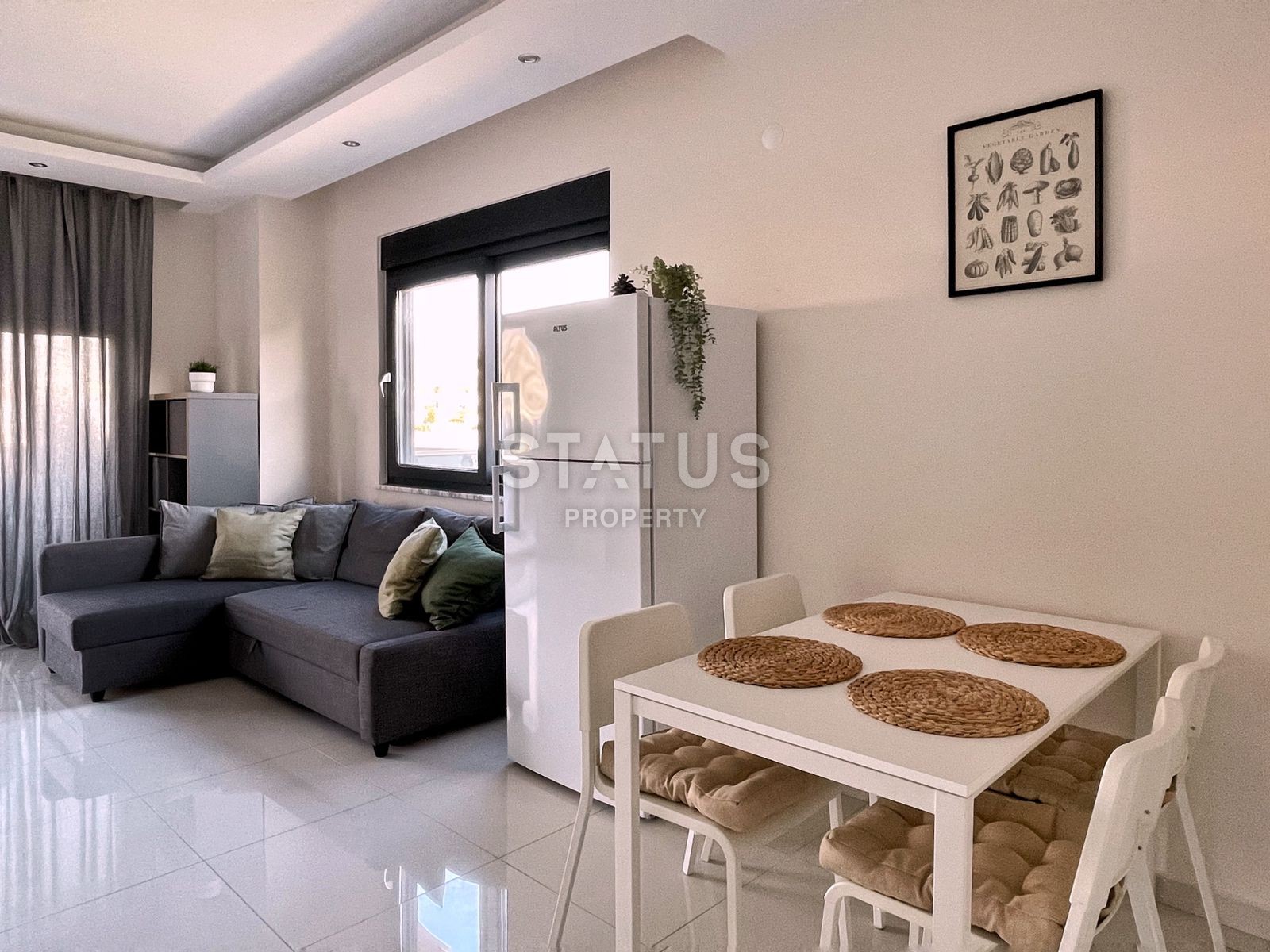 Просторная полностью укомплектованная квартира 1+1 в районе Каргыджак, 76 м2 фото 25