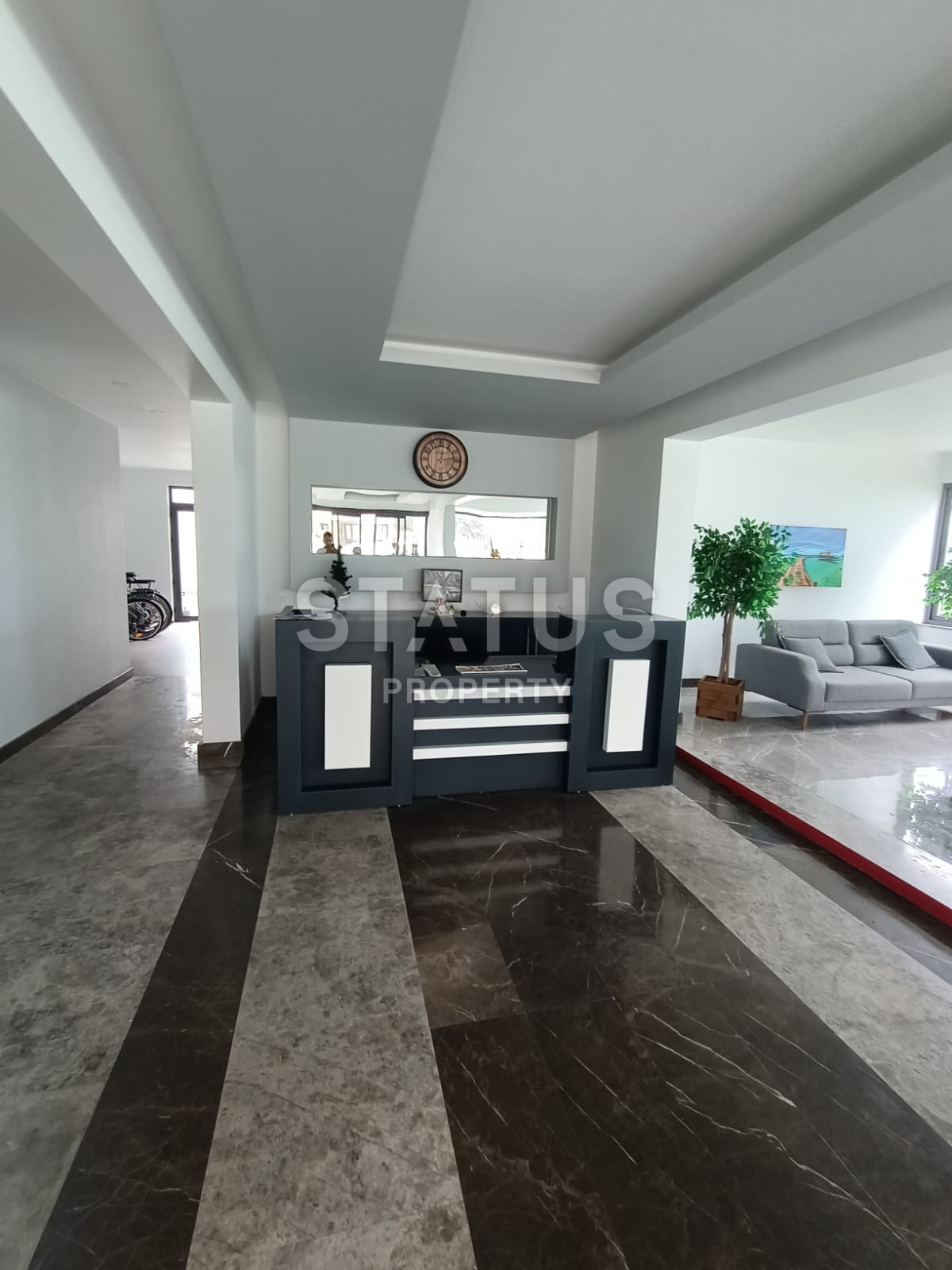 Видовая квартира 2+1  на первой линии от моря  в Махмутларе , 100м2 фото 21