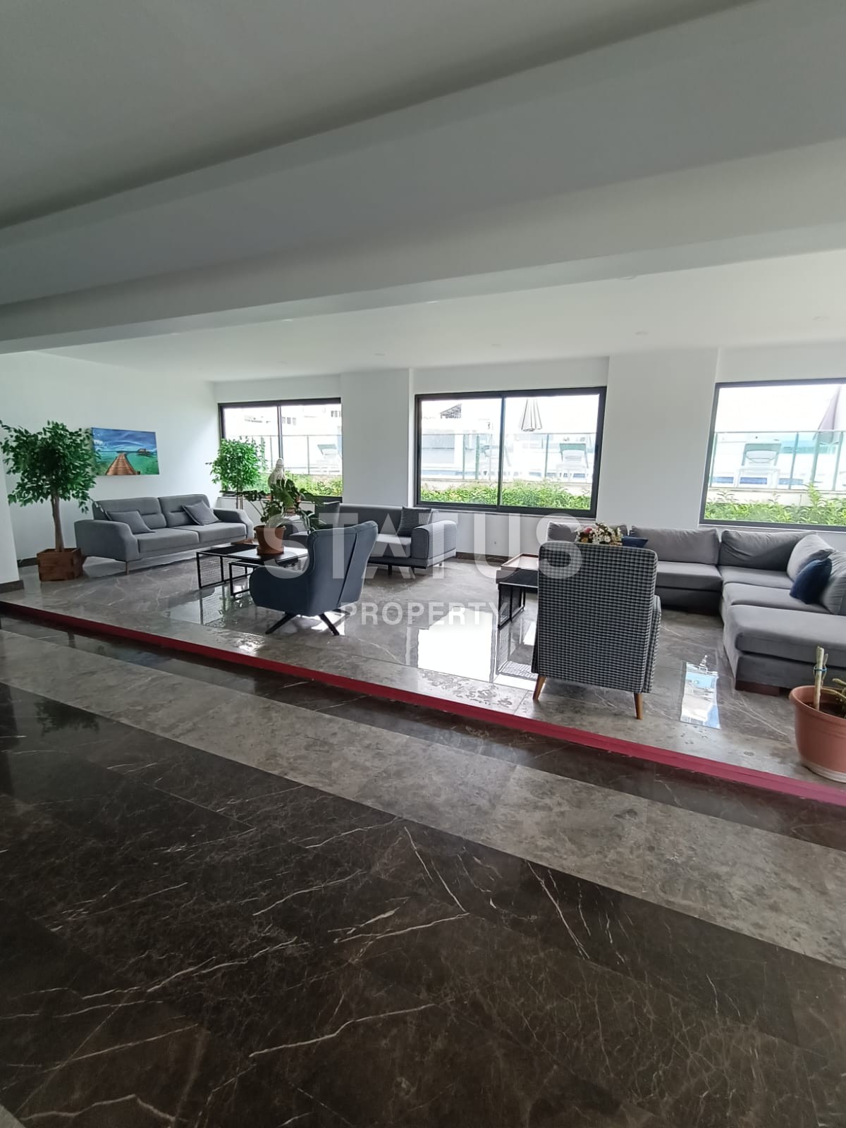 Видовая квартира 2+1  на первой линии от моря  в Махмутларе , 100м2 фото 22