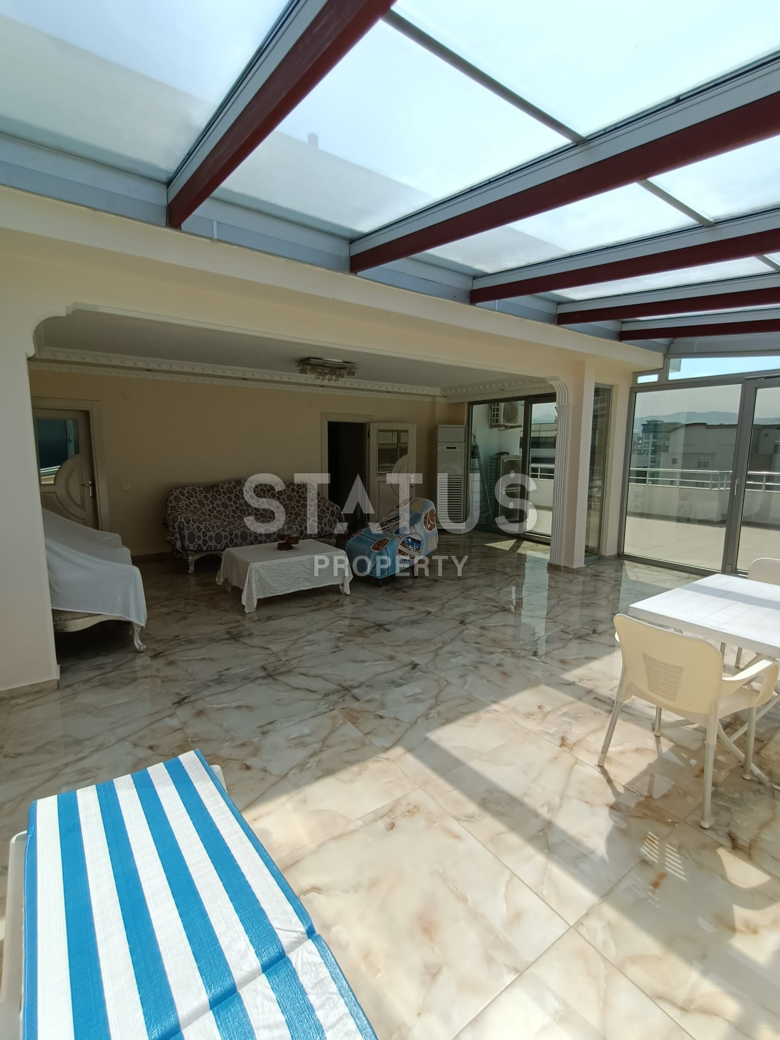 Дуплекс 4+1 с видом на море и собственной террасой в районе Махмутлар,300м2 фото 20