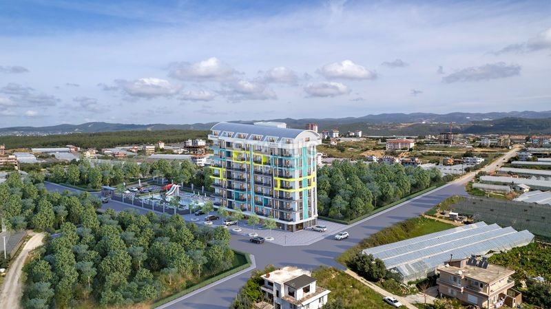 Новый  комплекс на стадии карандаша в живописном районе Паяллар, 42-92м2 фото 14