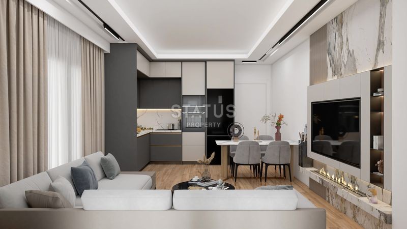 Жилой комплекс на стадии строительства в районе Оба,52-179м2 фото 13