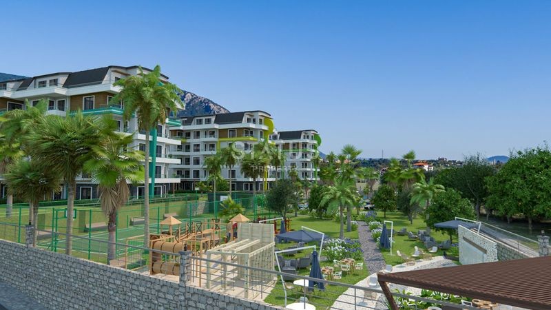 Жилой комплекс на стадии строительства в районе Оба,52-179м2 фото 63