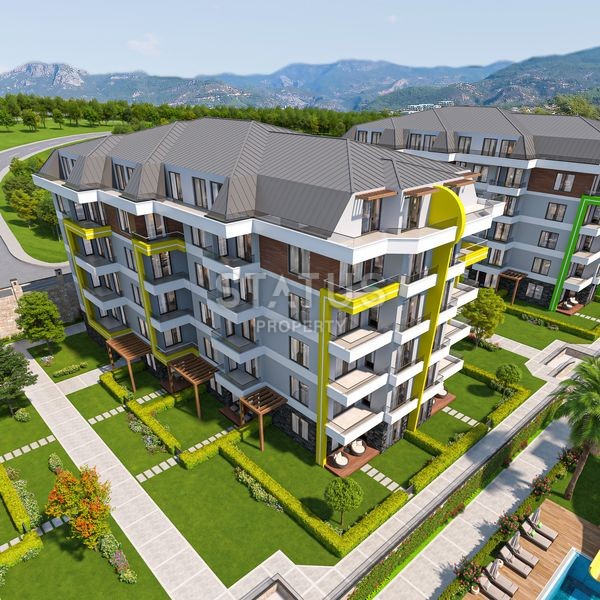 Жилой комплекс на стадии строительства в районе Оба,52-179м2 фото 66