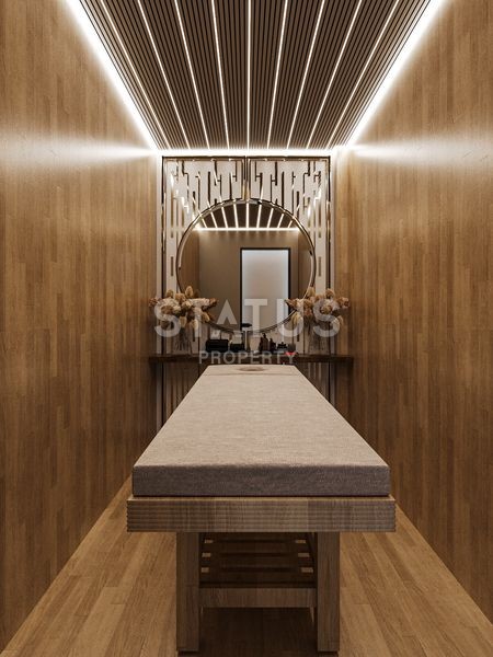 Комплекс премиум класса c рассрочкой платежа  на стадии строительства в Анталии ,районе Алтынташ ,40-62м2 фото 21