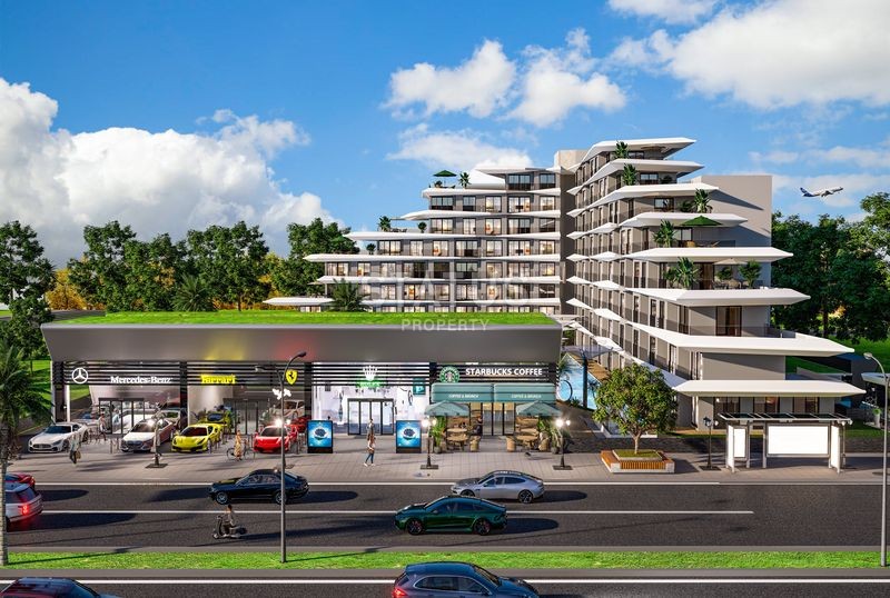 Комплекс премиум класса c рассрочкой платежа  на стадии строительства в Анталии ,районе Алтынташ ,40-62м2 фото 27