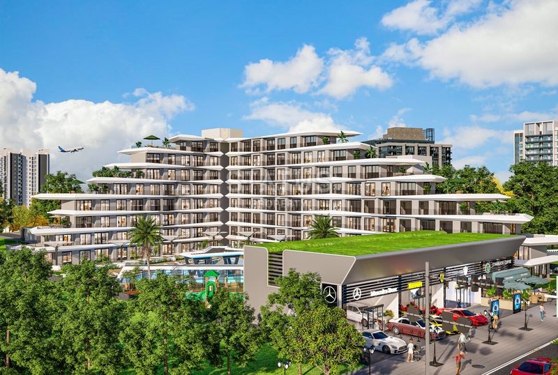 Комплекс премиум класса c рассрочкой платежа  на стадии строительства в Анталии ,районе Алтынташ ,40-62м2 фото 31