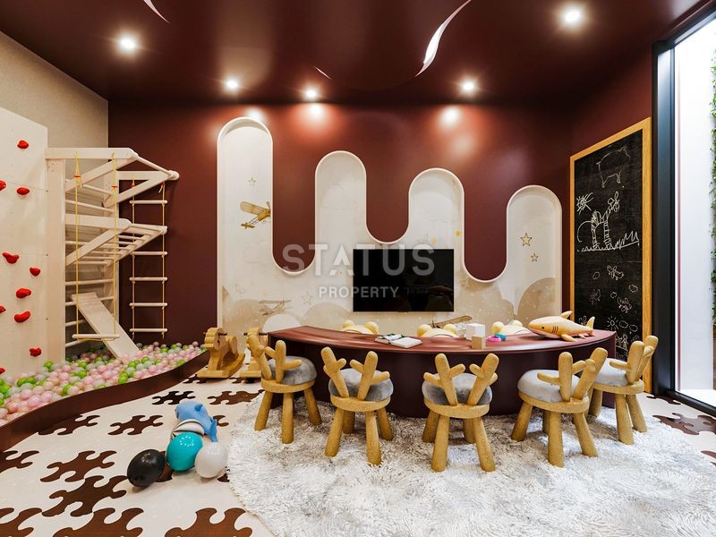 Комплекс премиум класса c рассрочкой платежа  на стадии строительства в Анталии ,районе Алтынташ ,40-62м2 фото 38