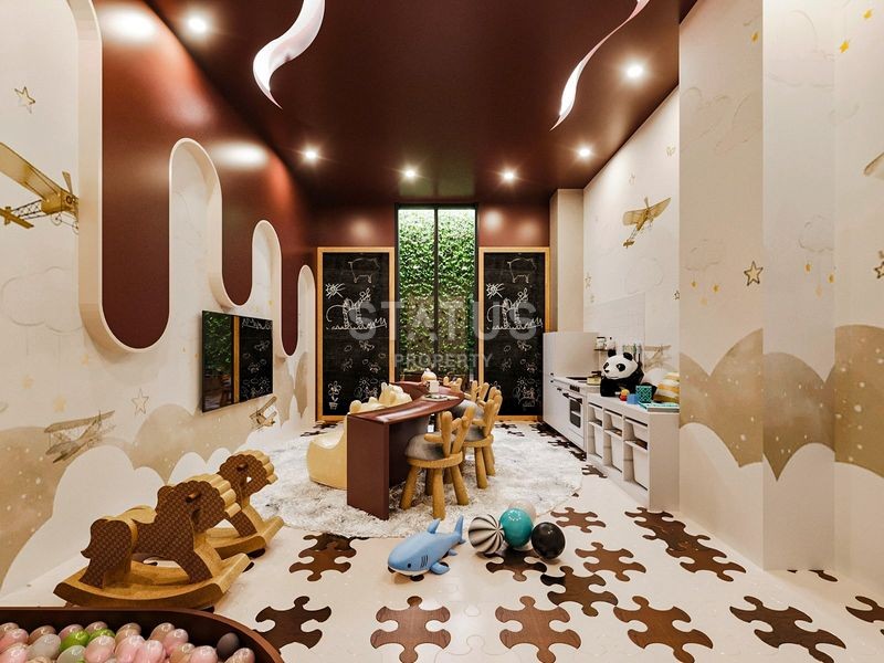 Комплекс премиум класса c рассрочкой платежа  на стадии строительства в Анталии ,районе Алтынташ ,40-62м2 фото 40