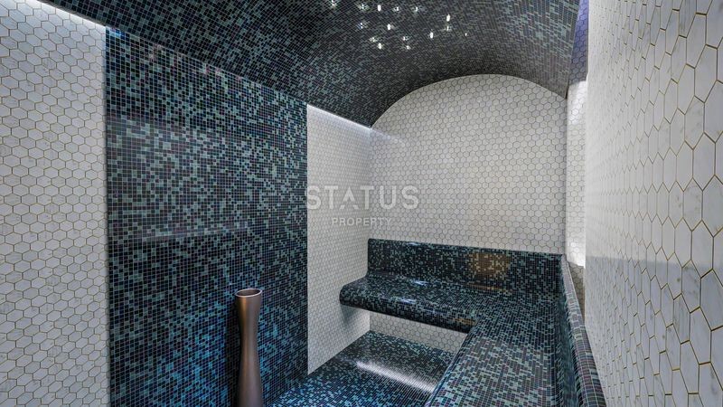 Комплекс премиум класса c рассрочкой платежа  на стадии строительства в Анталии ,районе Алтынташ ,40-62м2 фото 43