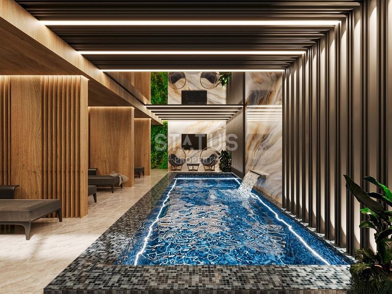 Комплекс премиум класса c рассрочкой платежа  на стадии строительства в Анталии ,районе Алтынташ ,40-62м2 фото 55