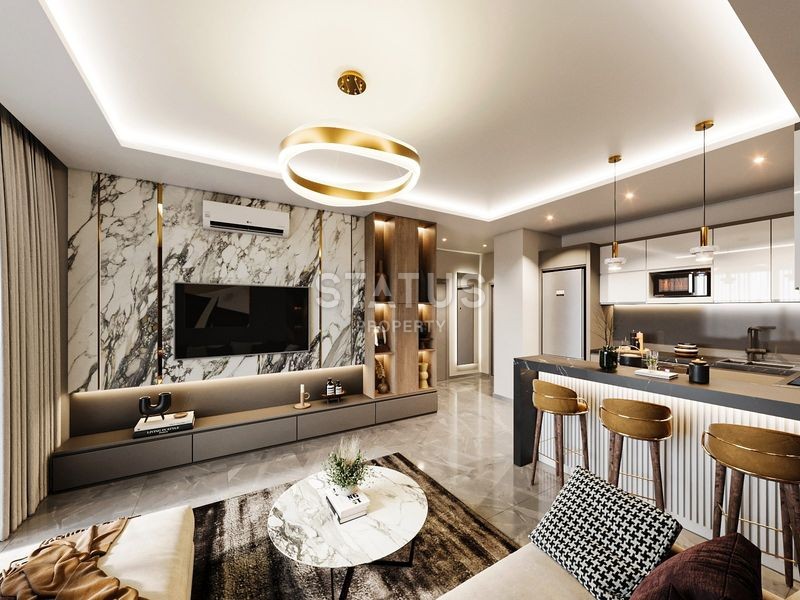 Комплекс премиум класса c рассрочкой платежа  на стадии строительства в Анталии ,районе Алтынташ ,40-62м2 фото 56