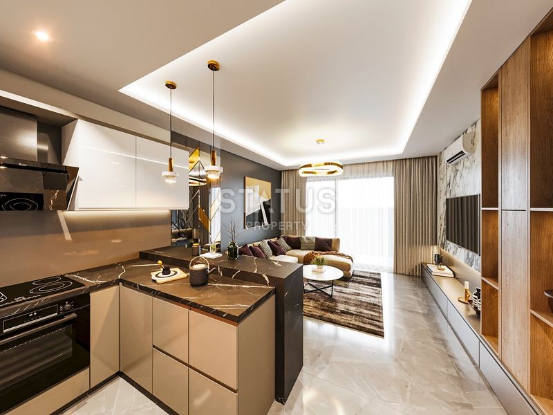 Комплекс премиум класса c рассрочкой платежа  на стадии строительства в Анталии ,районе Алтынташ ,40-62м2 фото 57