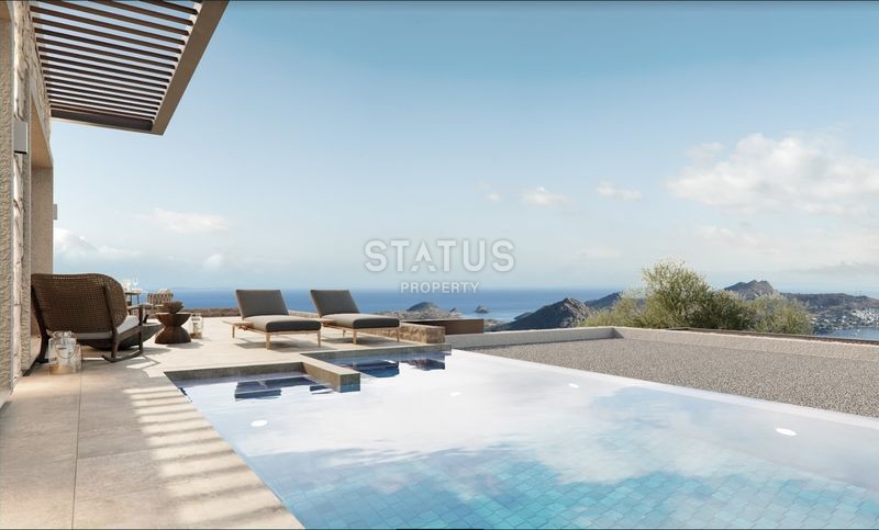 A complex of unique villas in the Yalikavak area, 2 minutes from the marina in Bodrum. 432m2 - 540m² фото 4