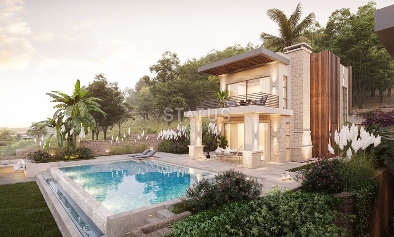 A complex of unique villas in the Yalikavak area, 2 minutes from the marina in Bodrum. 432m2 - 540m² фото 14