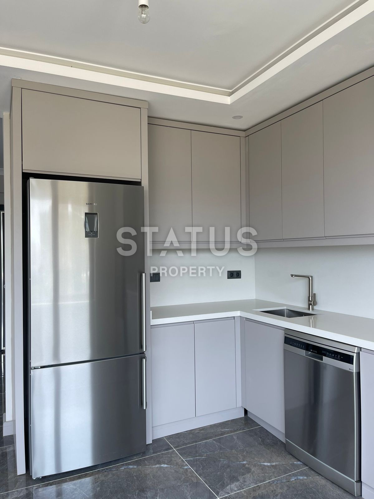 Просторная светлая квартира 3+1  на первой линии с видом на море в Махмутларе , 213м2 фото 18