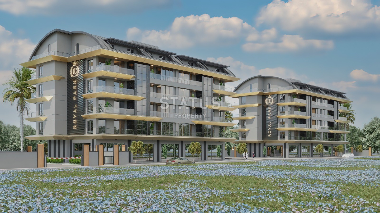 Cozy apartments 1+1 near the sea in Kargicak at a low price in a complex under construction, 66m2 фото 5