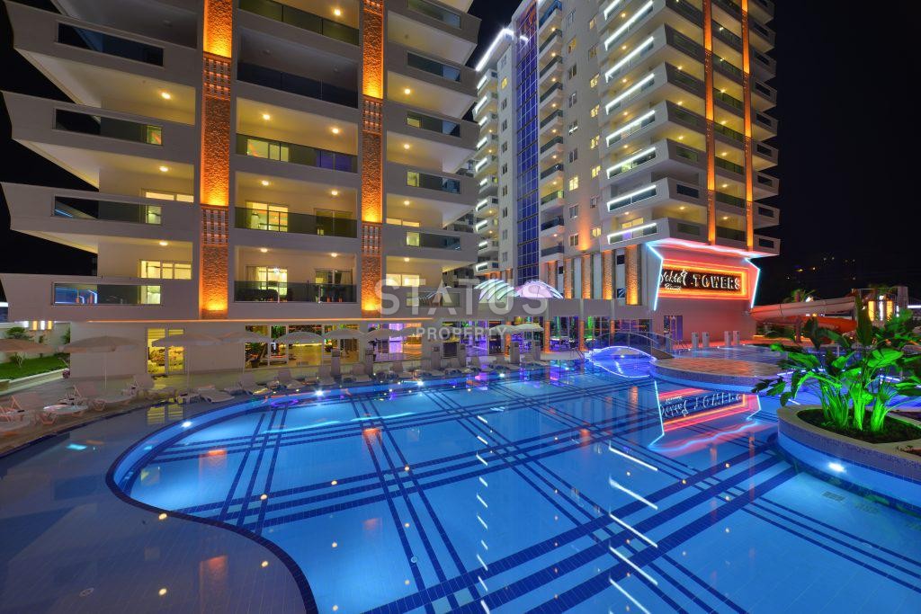 Роскошная квартира 1+1 в комплексе класса люкс в Махмутларе ,60м2 фото 14